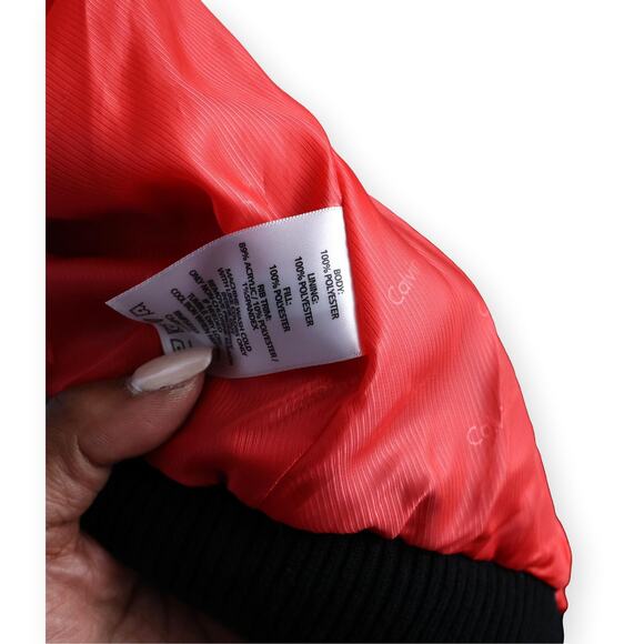 Calvin Klein Performance Red Quilted Puffer Vest Size L - Picture 7 of 11